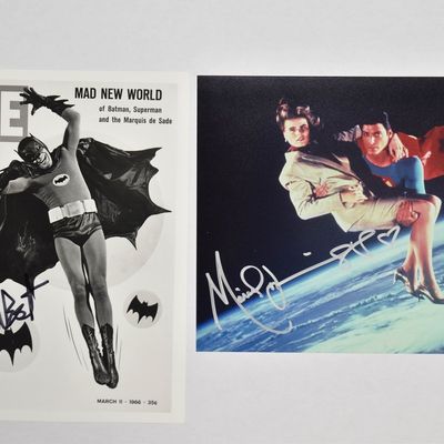 Sale Photo Thumbnail #130: 2 Adam West and Mariel Hemingway Autographed Photographs