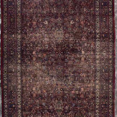 Sale Photo Thumbnail #42: Kerman Style Wool Persian Rug 12 x 18 Feet