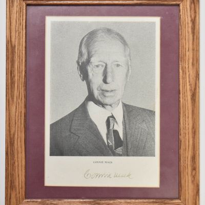 Sale Photo Thumbnail #164: Black and White Photographic Print Connie Mack