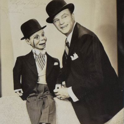 Sale Photo Thumbnail #103: Edgar Bergen Autographed Photograph Edgar Bergen and Charlie McCarthy