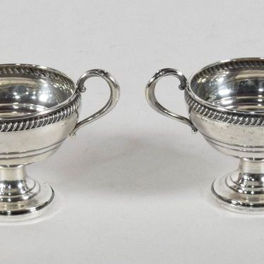 Sale Photo Thumbnail #284: 8 Fisher and Hamilton Weighted Sterling Silver Table Articles and Souvenir Spoons