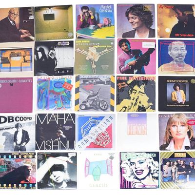 Sale Photo Thumbnail #78: 25 Vinyl LP Records featuring Jazz, Rock, and New Wave Titles