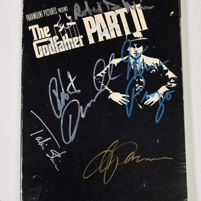 Sale Photo Thumbnail #131: Charles Hansen Paper The Godfather Part II Multi-Signed Sheet Music Book