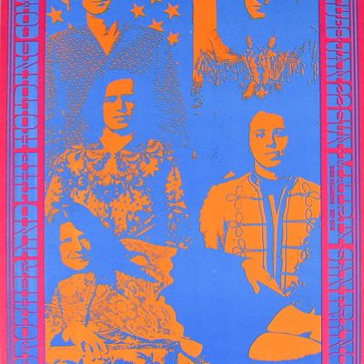 Sale Photo Thumbnail #86: Victor Moscoso Neon Rose NR-3 Big Brother and the Holding Company Featuring Janis Joplin Concert Poster, 1967