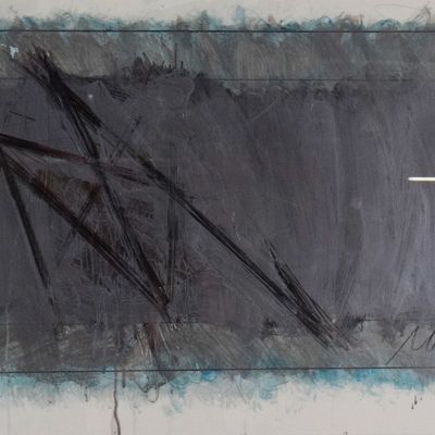 Sale Photo Thumbnail #187: Christopher Macsisak Mixed Media on Paper North Suite #4