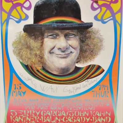 Sale Photo Thumbnail #3: Autographed Wavy Gravy Birthday Poster