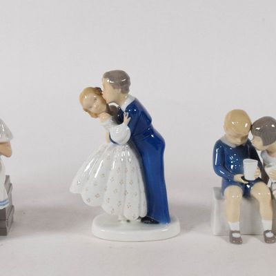 Sale Photo Thumbnail #232: Group of 5 Bing & Grondahl Porcelain Figurines