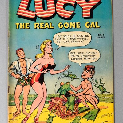 Sale Photo Thumbnail #320: St. John Matt Baker Lucy Real Gone Gal No. 1 Comic Book