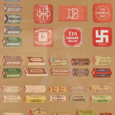 Sale Photo Thumbnail #36: Early 20th Century American Chromolithograph Biscuit Label Assembly
