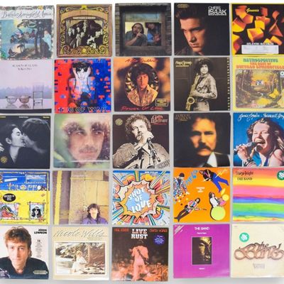 Sale Photo Thumbnail #75: 25 Vintage Classic Rock and Singer-Songwriter Vinyl LPs Featuring Promotional Copies and Special Pressings