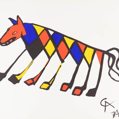 Sale Photo Thumbnail #309: Alexander Calder Lithograph Beastie