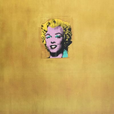 Sale Photo Thumbnail #318: Andy Warhol Offset Lithograph Poster Gold Marilyn Monroe