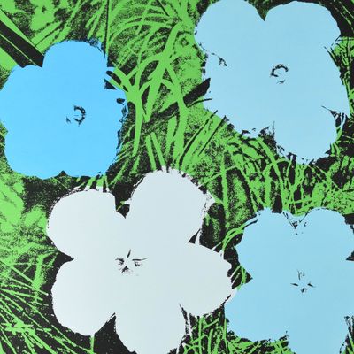 Sale Photo Thumbnail #315: After Andy Warhol Serigraph Flowers Nouvelles Images