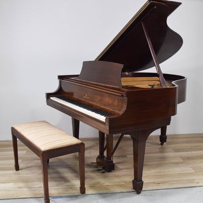 Sale Photo Thumbnail #89: Steinway & Sons Model S Baby Grand Piano with Bench