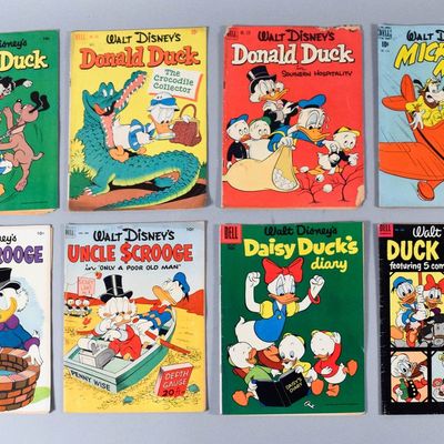 Sale Photo Thumbnail #326: 12 Dell Walt Disney Comic Books Featuring Donald Duck and Uncle Scrooge