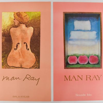 Sale Photo Thumbnail #312: 2 Man Ray Lithograph Exhibition Posters