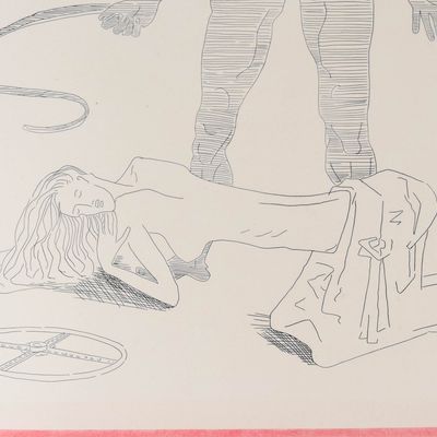 Sale Photo Thumbnail #311: Man Ray Etching and Aquatint Donna, 1971