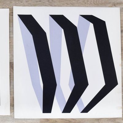 Sale Photo Thumbnail #305: 3 Abstract Geometric Screenprints by Kunibert Fritz, Jose Guillermo Castillo, and Marko Spalatin