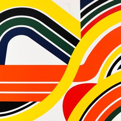 Sale Photo Thumbnail #306: Jean Dewasne Screenprint Abstract Composition