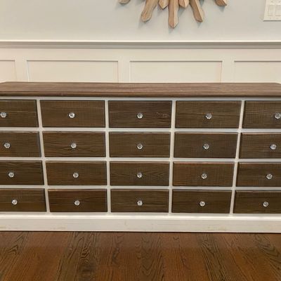 Vintage Style Apothecary Cabinet 