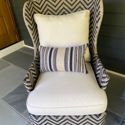 Arhaus All-Weather Outdoor Wingback Lounge Chair