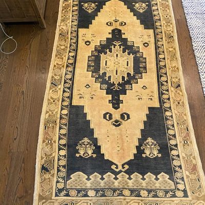 Vintage Hand Knotted Rug