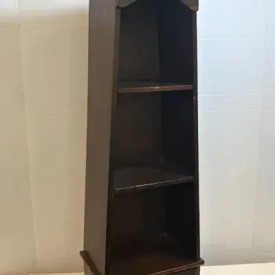 Antique Wall Shelf with Drawer, 27" Tall 