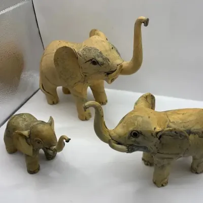 Crushed Oyster Shell Elephants 