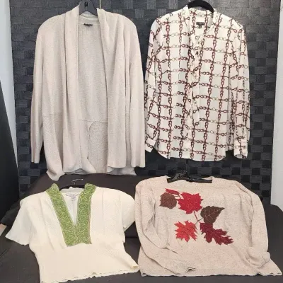 (3) Talbot Sweaters/(1) Blouse (Med & Large Petite) 