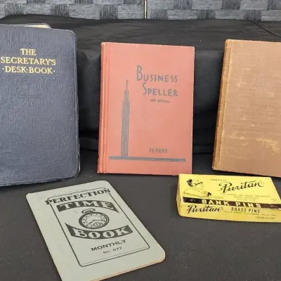 Collection of 1930s Books for Reference/Record Keeping