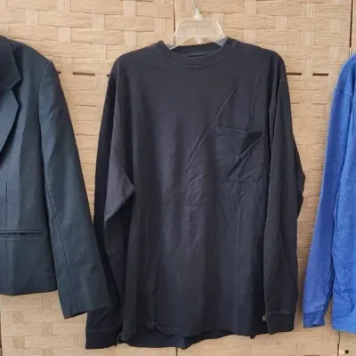 Pendleton Wool Jacket (Sz. 12)& (2) Long Sleeved Cotton Shirts (L) 