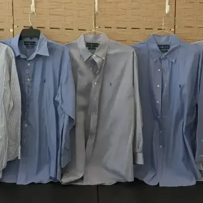 Men's Ralph Lauren Button-Down Shirts (Size 16, 32/33)