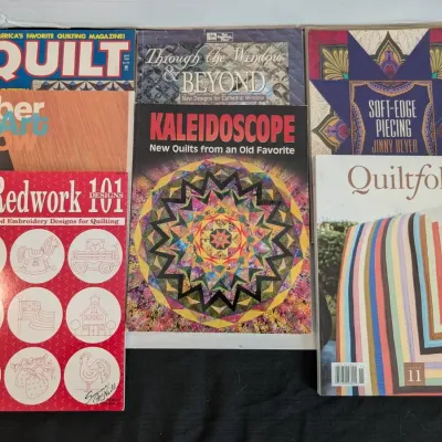 Quilting Books and Collectible Magazines