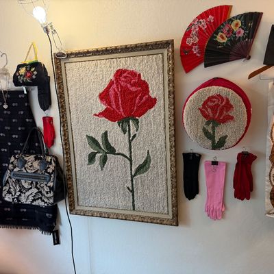 Sale Photo Thumbnail #2: Handmade framed Rug