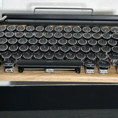 Retro Mechanical Wireless Keyboard 