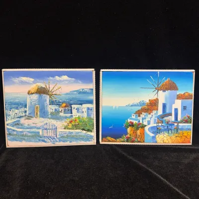 Greek Scenery - Paint On Canvas