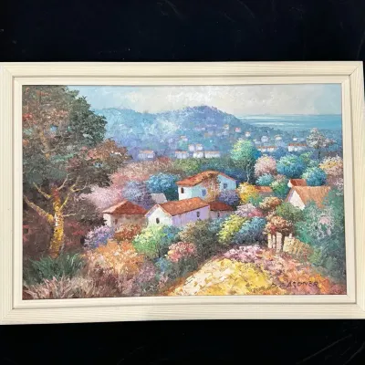 Cottage Rooftops By “D.Gardner” 