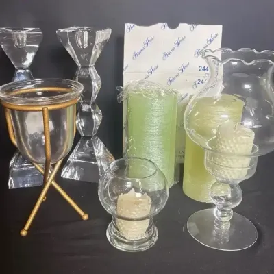 Lenox and Princess House Candle Glow 