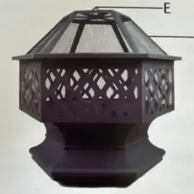 Hex Shape Fire Pit