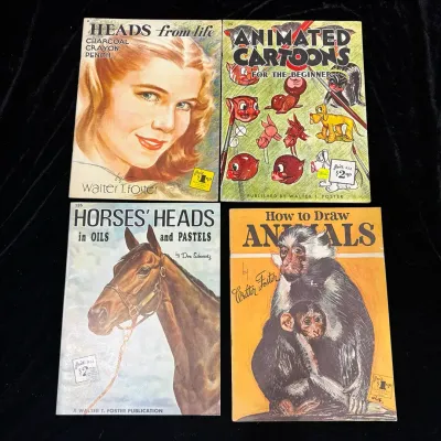 Vintage Drawing Books