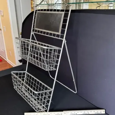 Farm Stand Metal Baskets
