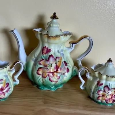Vintage Hand Painted Nippon Tea Set