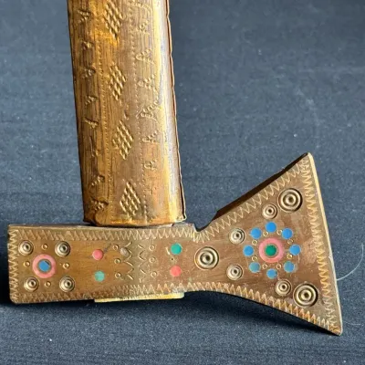 Vintage Hutsul Bartka - Ukrainian Ceremonial Axe 