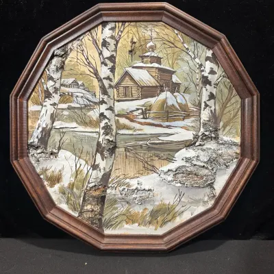Painted Winter Scene