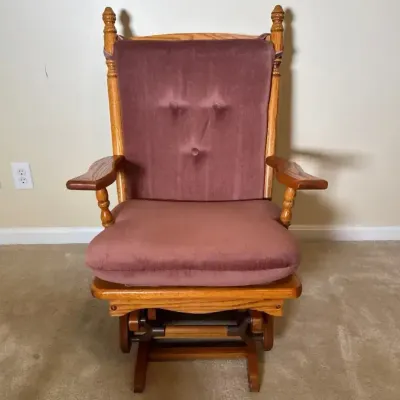 Purple Rocking Chair