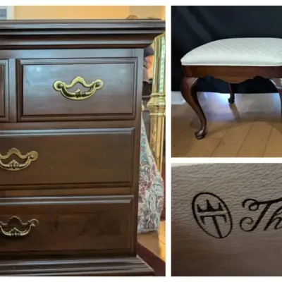 Thomasville Side Table & Benches