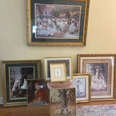 Limited Edition P. Moss "Balloon Boy" Print and Several Reproduction Prints