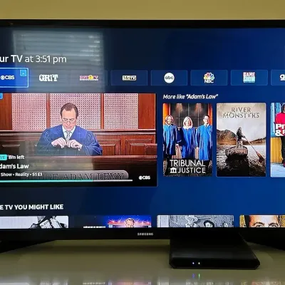 Samsung Flat-Screen TV With Remote