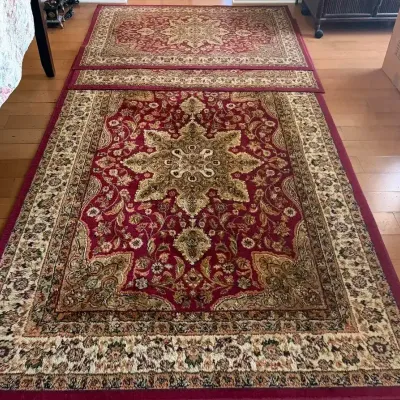 Royalty Red Medallion Area Rugs