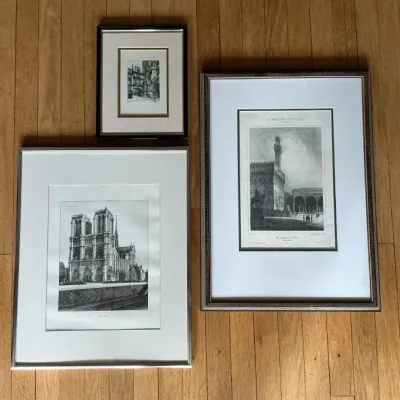 Lot Of 3 Framed Prints